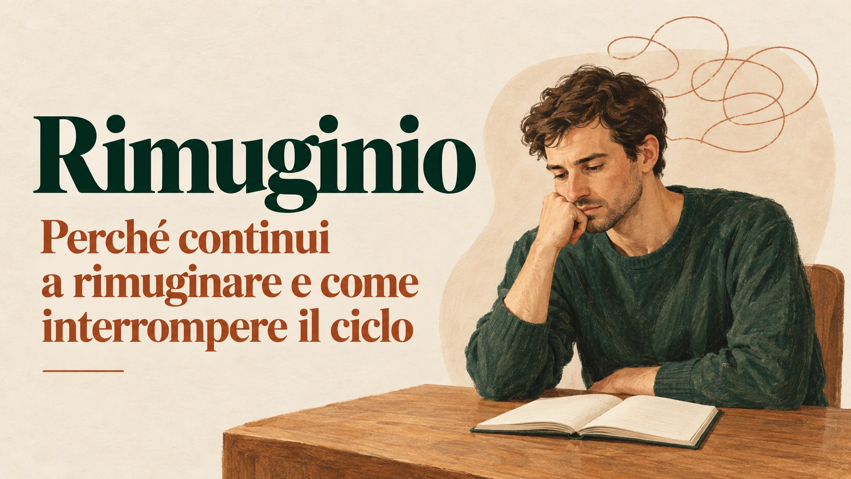Rimuginio: perché continui a rimuginare e come interrompere il ciclo